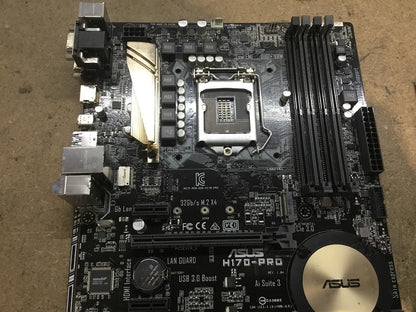 [AU] ASUS H170-PRO Motherboard DDR4 ATX LGA 1151 VGA DVI HDMI USB-C Intel H170