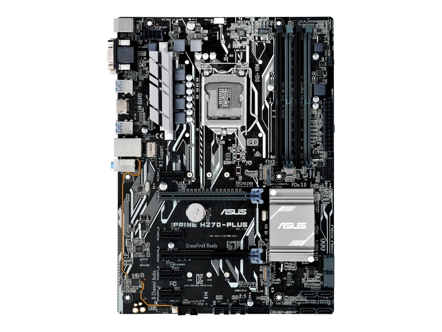ASUS PRIME H270-PLUS Motherboard ATX LGA 1151 DDR4 VGA DVI HDMI Intel H270