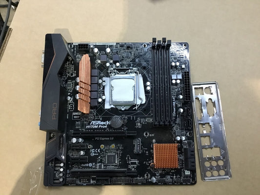 Asrock H170M Pro4 Motherboard mATX LGA 1151 VGA DVI HDMI Intel H170 Au Seller