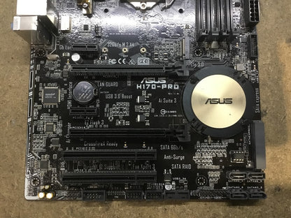 [AU] ASUS H170-PRO Motherboard DDR4 ATX LGA 1151 VGA DVI HDMI USB-C Intel H170