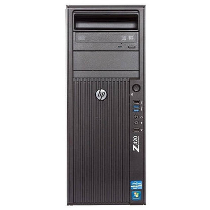 HP Z420 Workstation w/Liquid CPU Cooler E5-1620+NVIDIA 4000 16GB 256GBSSD W11 A-