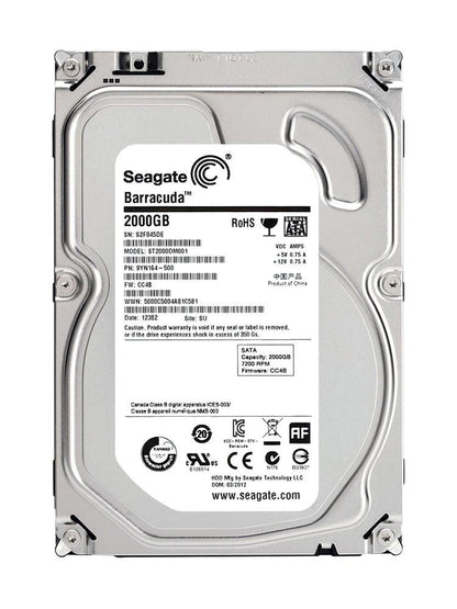 Seagate 2TB 3.5" HDD 7200RPM SATA 64MBCache Hard Drive Disk ST2000DM001 [AU]