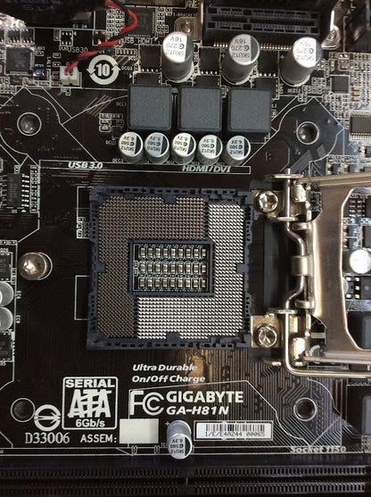 GIGABYTE GA-H81N Motherboard DDR3 mini ATX LGA 1150 VGA HDMI Intel H81 [AU]