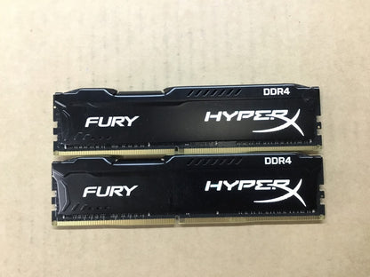 Kingston HyperX Fury DDR4 HX426C15FBK2/16 16GBRAM Desktop Memory Black Au Seller