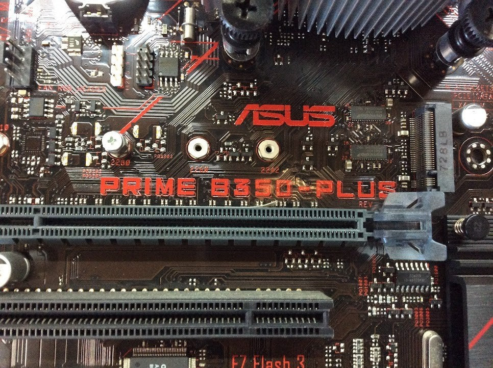 ASUS PRIME B350-PLUS Motherboard AMD B350 Socket AM4 ATX With Ryzen 7 1700 [AU]