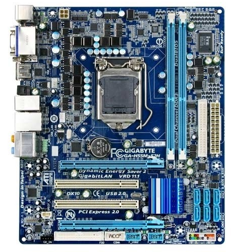 GIGABYTE GA-H55M-S2H Motherboard microATX LGA 1156 VGA HDMI DVI Intel H55[AU]