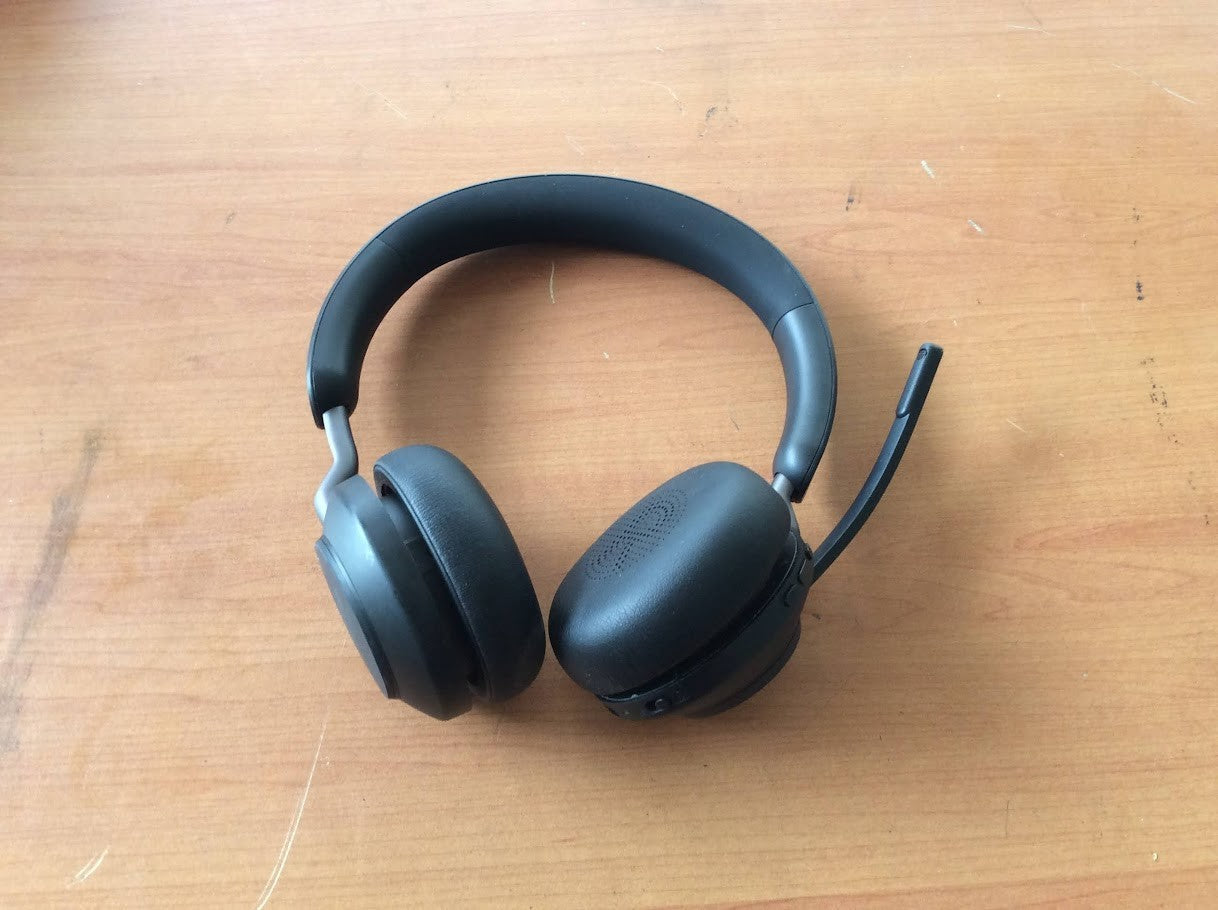 [AU] Jabra Evolve2 65 Wireless On-Ear Bluetooth Headphones+Dual-ear+Sensorless