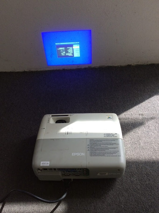 Epson H295B LCD Multimedia Projector LAMP HOURS 2270H White Au Seller
