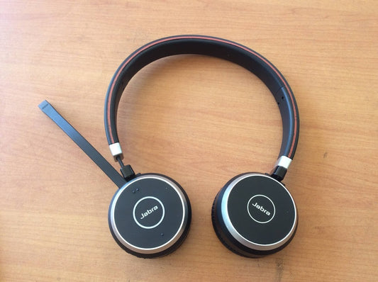 [AU] Jabra HSC018W Evolve 65 Wireless Stereo On Ear Headse+Data Cable - Dual-ear