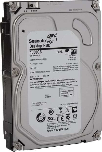 [AU Seller] Seagate 3.5" 4TB Hard Drive 5.9K RPM SATA ST4000DM000-1F2168 A+