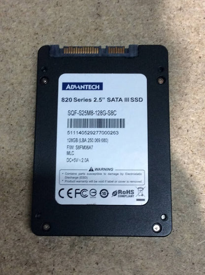 Advantech 128GBSSD SATA III SQF-S25M8-128G-S8C 2.5" Solid State Drive Black