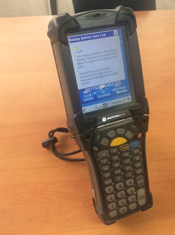 Motorola  Symbol MC92N0 Barcode Scanner with Charging Statation+Extra Battery