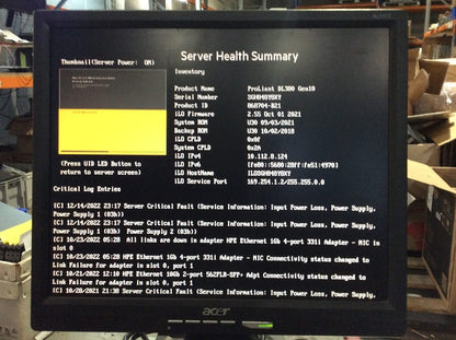 HP Proliant DL380 Gen10 Rack Server 2 x Gold 5120@2.2GHz 192GBRAM 4x1.2TBHDD A-