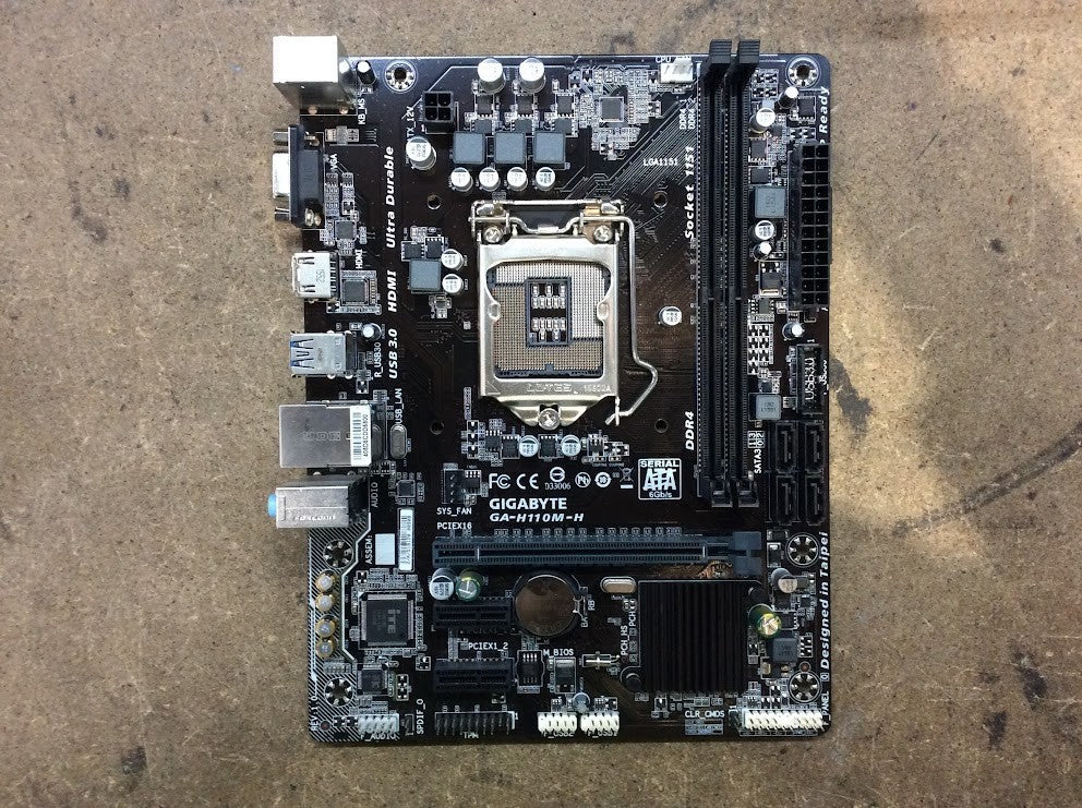 [AU Stock] GIGABYTE GA-H110M-H Motherboard microATX LGA 1151 VGA HDMI Intel H110