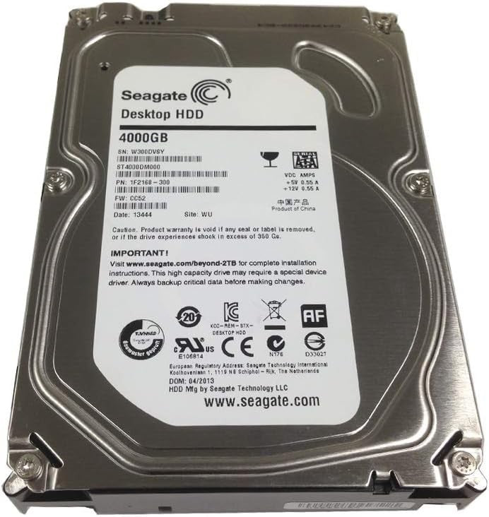 [AU Seller] Seagate 3.5" 4TB Hard Drive 5.9K RPM SATA ST4000DM000-1F2168 A+