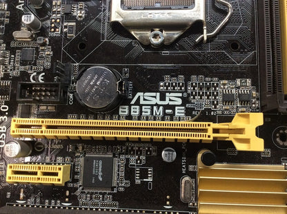 ASUS B85M-E Motherboard DDR3 microATX LGA 1150 VGA HDMI DP DVI Intel B85 [AU]