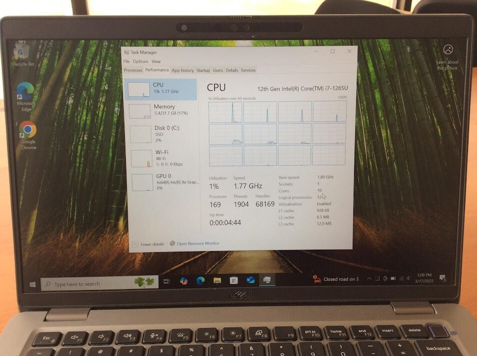 DELL Latitude 5430 12th Gen Laptop 14'' i7-1265U 32GBRAM 256GB USB-C Win10 A-