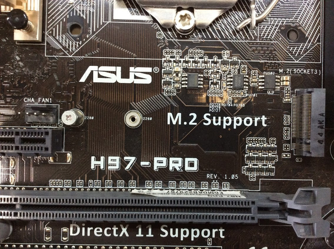 ASUS H97-PRO Motherboard ATX DDR3 LGA 1150 VGA HDMI DVI Intel H97 [AU Seller]