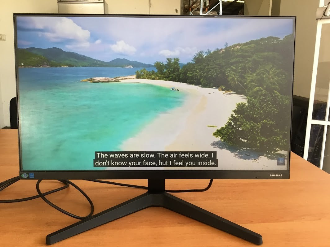 [AU Seller] Samsung F24T370FWE Color Display Unit 24'' LCD Monitor Black A-