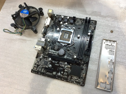 Asrock H81M-DGS Motherboard DDR3 microATX LGA 1150 USB-C VGA DVI Intel H81 [AU]