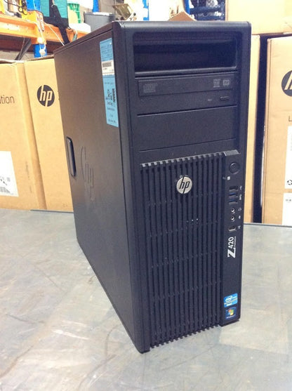 HP Z420 Workstation w/Liquid CPU Cooler E5-1620+NVIDIA 4000 16GB 256GBSSD W11 A-