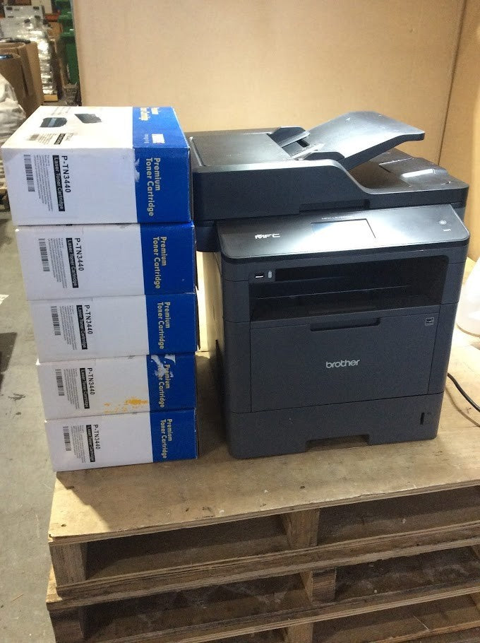 Brother MFC MFC-L57550DW Monochrome Laser Printer With 5 P-TN3440 Toner [AU]
