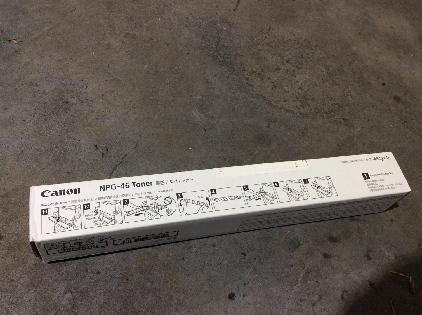 New Canon NPG-46 Yellow Toner for Canon Imagerunner Advance C5030/C5035/C5235