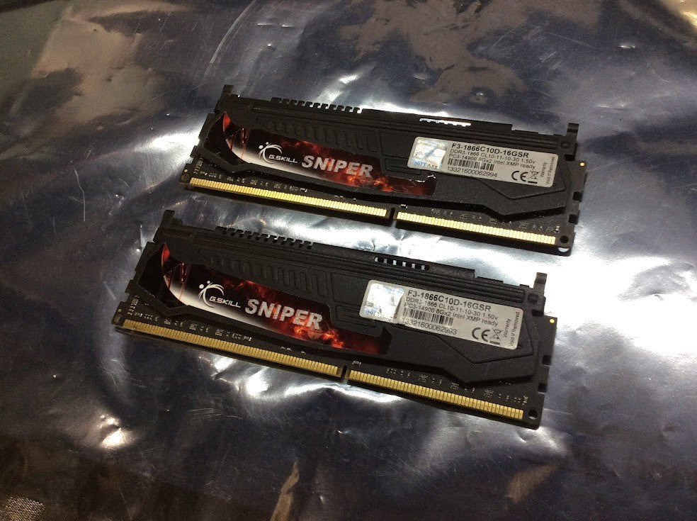 G.SKILL Sniper F3-1866C10D-16GSR DDR3-1866 Desktop Memory KIT OF 2 [AU Seller]