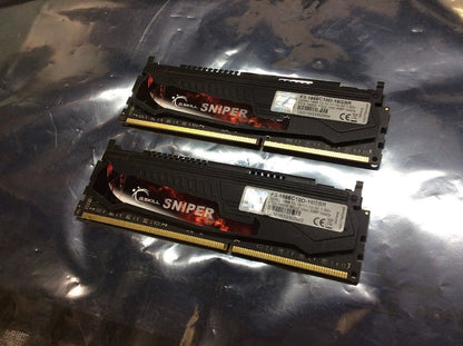 G.SKILL Sniper F3-1866C10D-16GSR DDR3-1866 Desktop Memory KIT OF 2 [AU Seller]