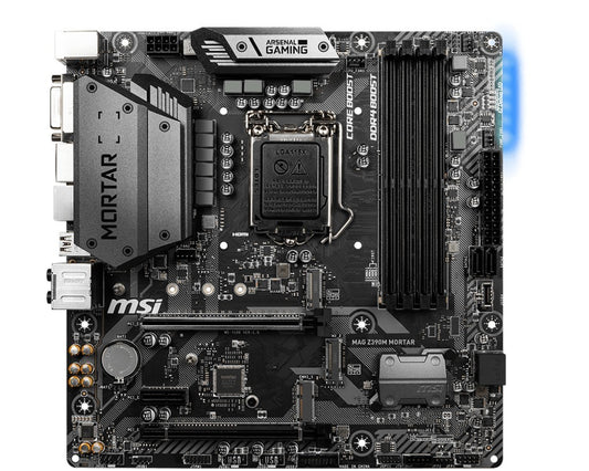MSI MAG Z390M MORTAR Motherboard DDR4 mATX LGA 1151 DVI DP HDMI USB-C Intel Z390