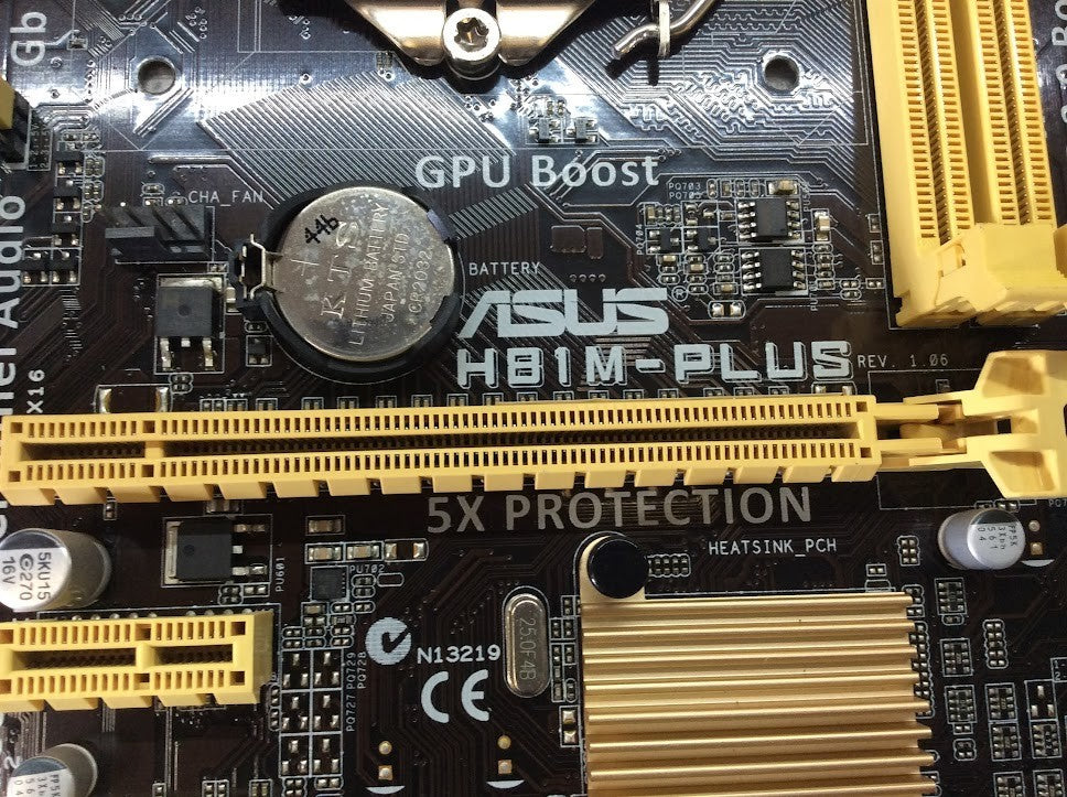 ASUS H81M-PLUS Motherboard microATX DDR3 LGA 1150 HDMI DVI VGA Intel H81 [AU]