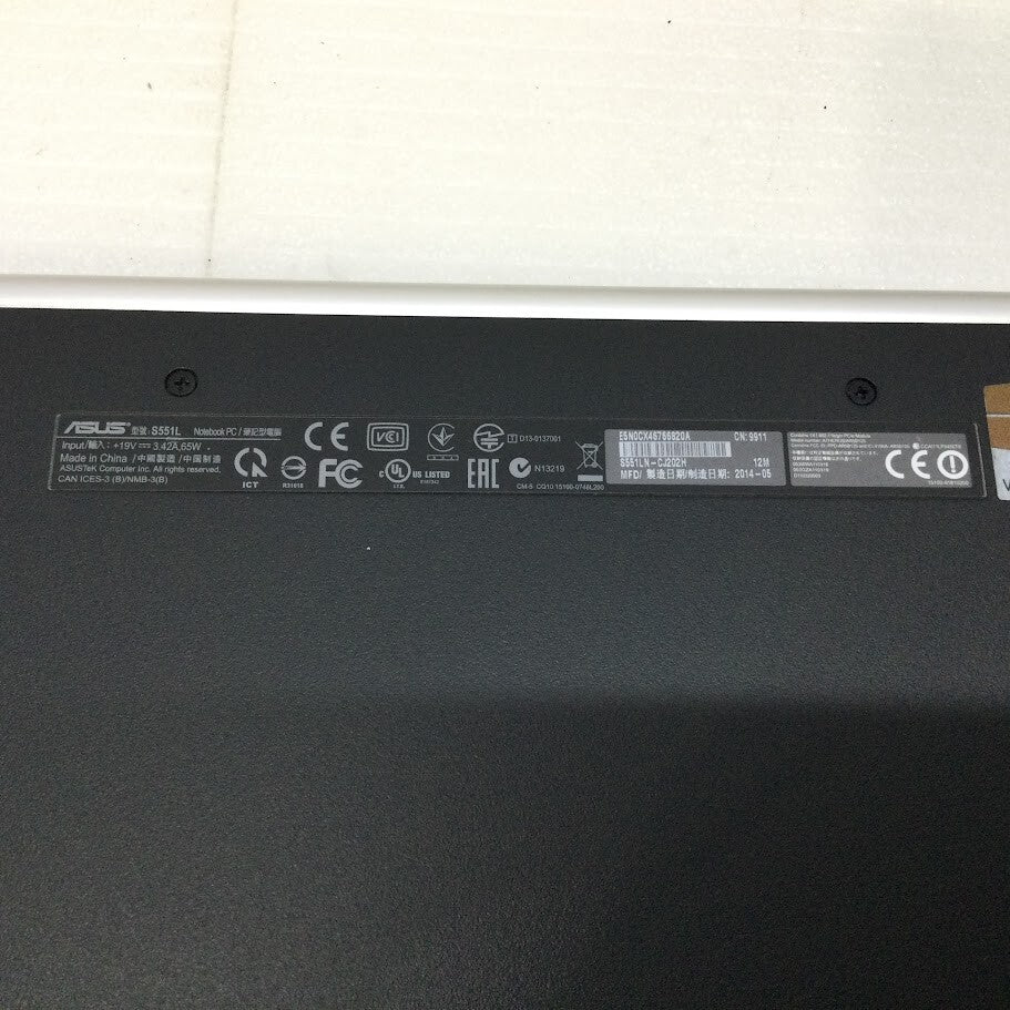 ASUS Vivobook S551LN Laptop 15.6" i7-4500U 8GBRAM 1000GB HDMI DVD Au Seller A-