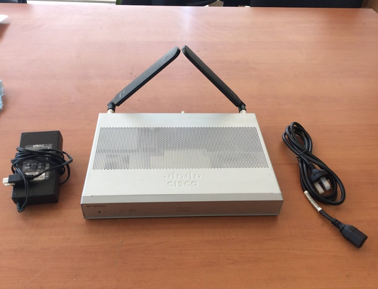 Cisco C1117-4PLTELA V2 ISR 1100 Router + 4G LTE Antenna + PSU Wi-Fi Tested