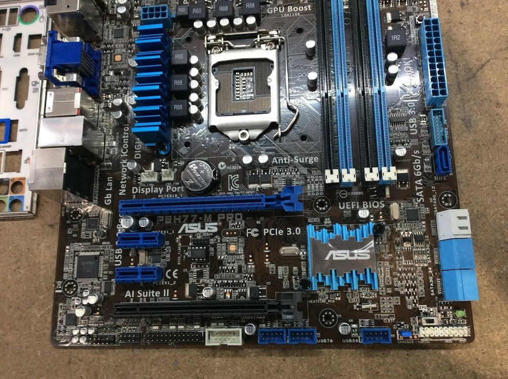 ASUS P8H77-M PRO Motherboard microATX DDR3 LGA 1155 VGA HDMI DVI DP Intel H77