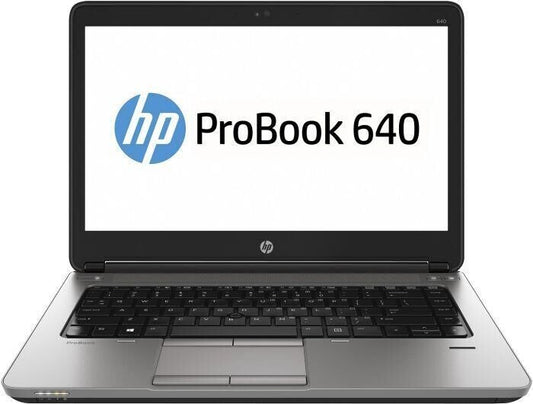 HP ProBook 640 G1 Laptop 14"i5-4200M@2.50GHz 4GBRAM 500GBHDD DP DVD VGA Black A-