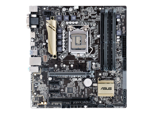 ASUS Z170M-PLUS Motherboard DDR4 microATX LGA 1151 DVI VGA HDMI USB-C Intel Z170