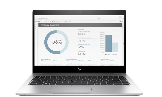 HP ProBook 850 G4 Laptop 15.6'' i7-7600U@2.80GHz 16GBRAM 512GBSSD Intel+AMD GPU