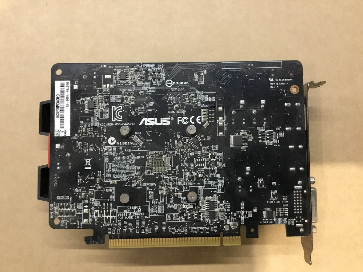ASUS HD7750-1GD5-V2 Graphics Card GDDR5 DisplayPort HDMI DVI Tested Au Seller
