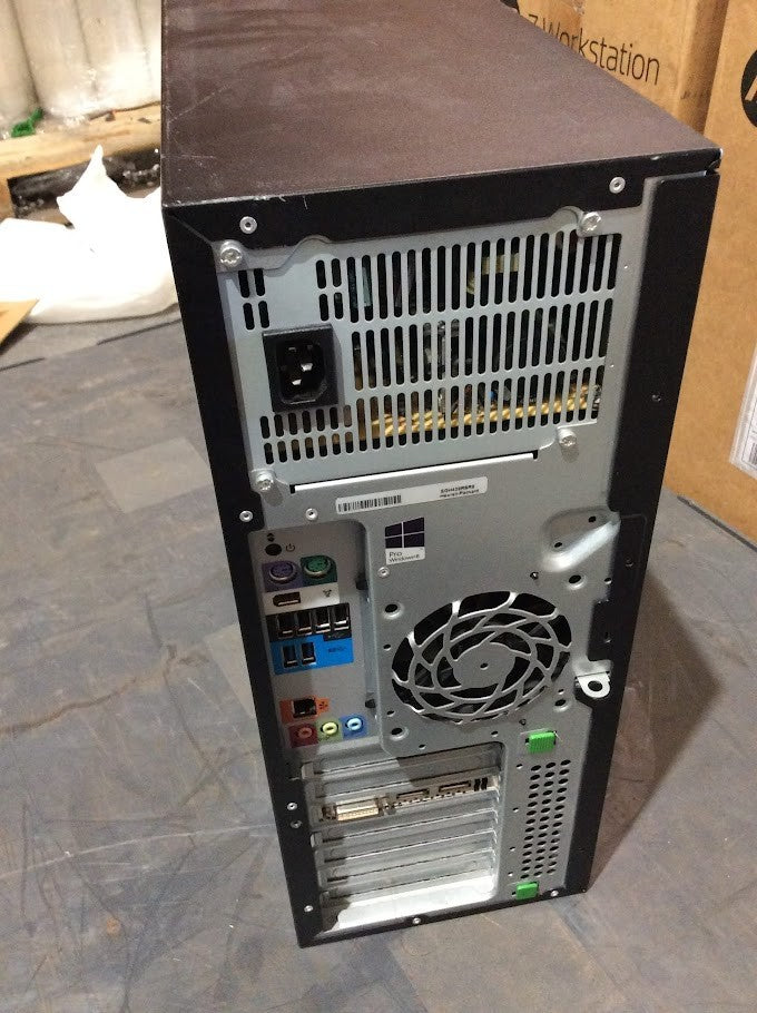 HP Z420 Workstation w/Liquid CPU Cooler E5-1620+NVIDIA 4000 16GB 256GBSSDW11 A-