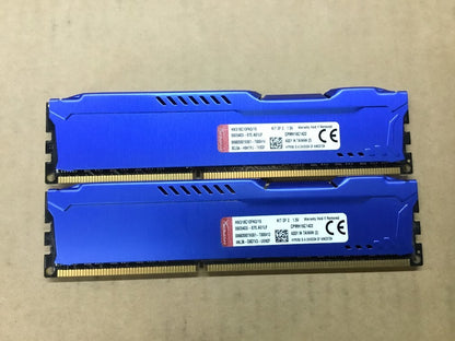 Kingston HyperX FURY DDR3 HX318C10FK2/16 16GBRAM Desktop Blue Memory Au Seller
