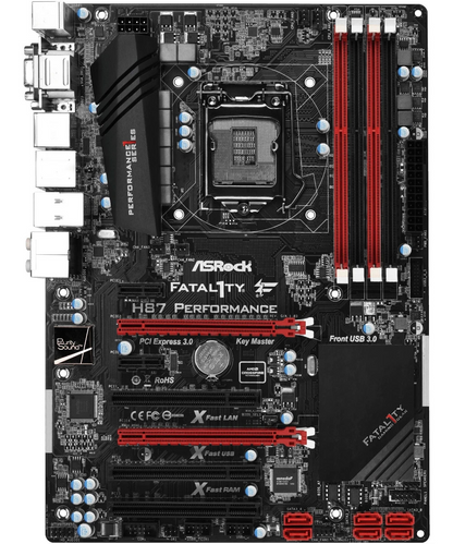 Asrock Fatal1ty H87 Performance Motherboard ATX LGA 1150 DVI VGA HDMI Intel H87