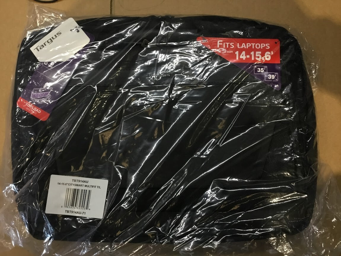 Brand New Targus TBT914AU Laptop Bag (14-15.6) FITS LAPTOPS Black Au Seller