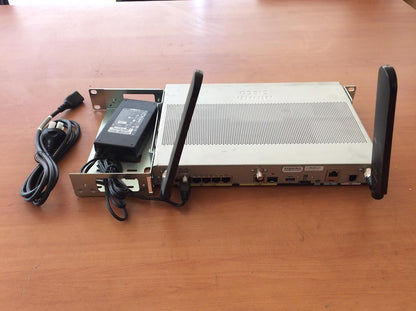 Cisco C1117-4PLTELAWZ V2 ISR 1100 Router +4G LTE Antenna Rack Mount PSU Wi-Fi