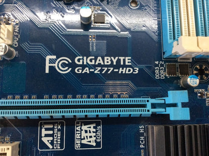 GIGABYTE GA-Z77-HD3 Motherboard ATX DDR3 LGA 1155 VGA DVI HDMI Intel Z77 [AU]
