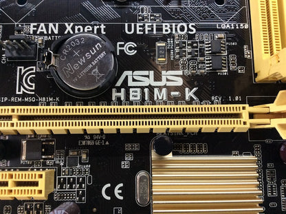 ASUS H81M-K Motherboard microATX DDR3 LGA 1150 VGA DVI Intel H81 [AU Seller]