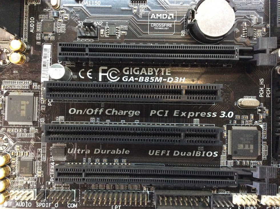 GIGABYTE GA-B85M-D3H Motherboard microATX LGA 1150 DVI VGA HDMI Intel B85 [AU]