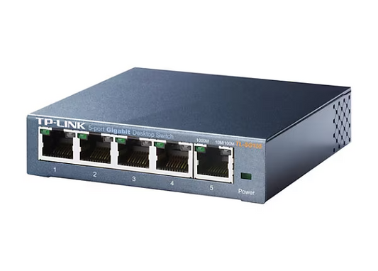 Brand New TP-LINK TL-SG105 5-Port Gigabit Easy Smart Ethernet Switch Au Seller