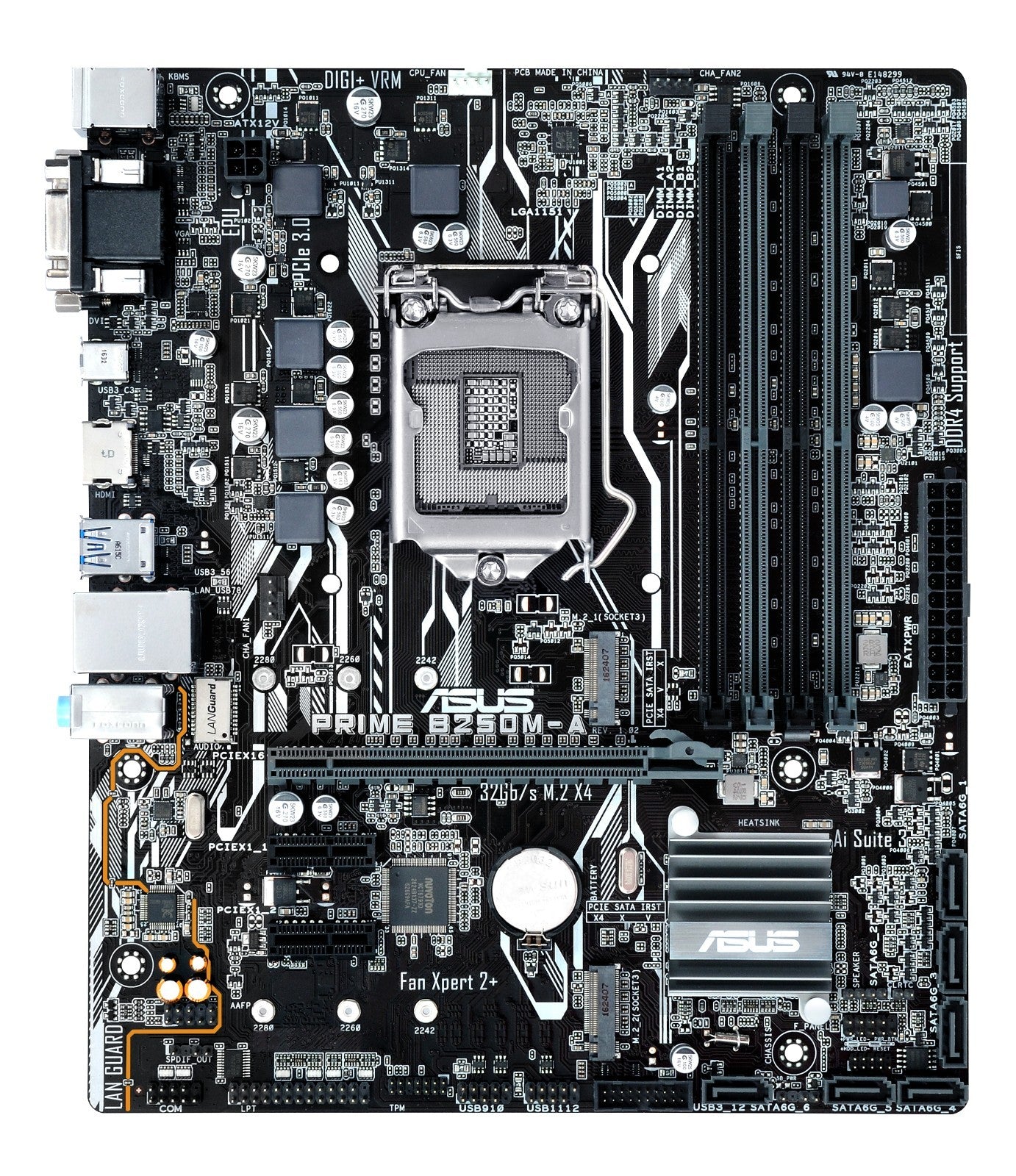 [AU]ASUS PRIME B250M-A Motherboard microATX LGA 1151 DDR4 USB-C HDMI Intel B250