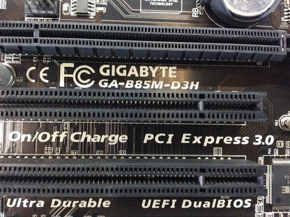 GIGABYTE GA-B85M-D3H Motherboard microATX DDR3 LGA 1150 HDMI VGA DVI Intel B85