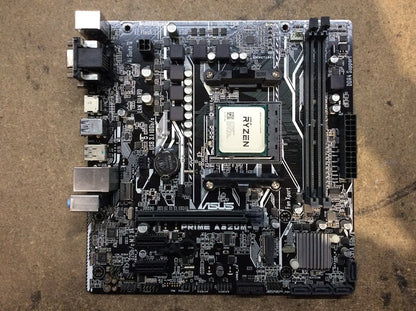 ASUS PRIME A320M-E Motherboard mATX DDR4 AMD A320 Socket AM4 with AMD R7 1700X